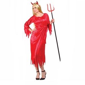 Sexy Devil sequin costume Sz L-XL